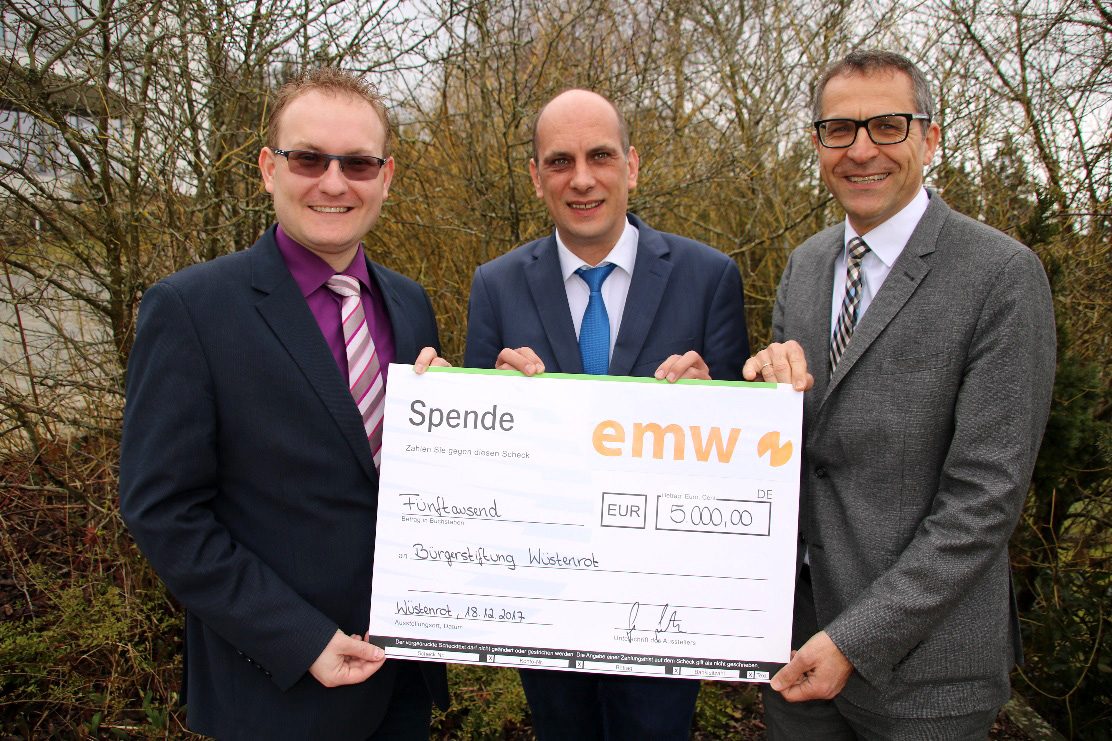 EMW Buergerstiftung Spende